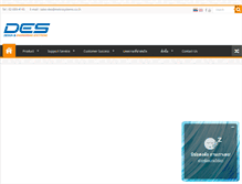 Tablet Screenshot of metrosystems-des.com